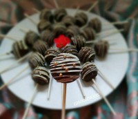 ترافل شکلاتی مروارید شکلات