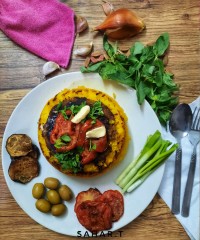 ته چین کباب تابه ای