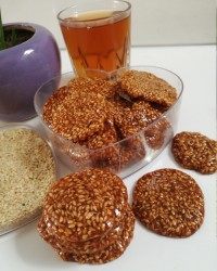 سوهان عسلی کنجدی