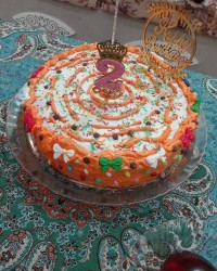 کیک تولد گل دخترم