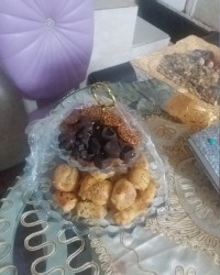 بازم شیرینی دانمارکی شکلالات نارگیل