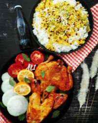 مرغ بریون (ناهار سیزده بدر)