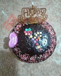 کیک تولد خودم پز براخواهرشوهر