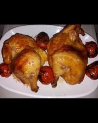 مرغ بریان خانگی