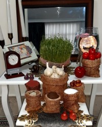 سفره هفت سین خواهری