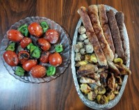 کباب درهم خودم پز شام ۱۵فرورین ۱۴۰۰
