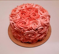 کیک خامه ای برای تولد برادر زاده عزیزم