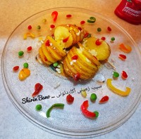 سیب زمینی آکاردئونی