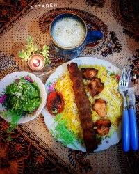 جوجه کباب وکباب کوبیده