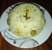 سالاد الویه خودم پز شام ۱۶فروردین۱۴۰۰