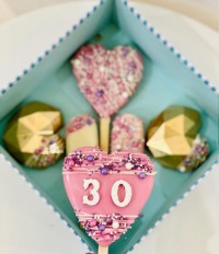 پاپسیکلز یا کیک چوبی قلب سورپرایز