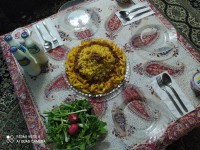 پلو مرغ با زیره