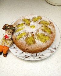 کیک سیب برگردون