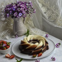 دسر ژلاتینی شکلاتی