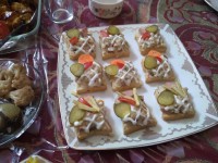 اینم سفره شام منزل داداش عزیزم