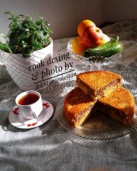 کیک نخودچی کاکائویی باچای هل