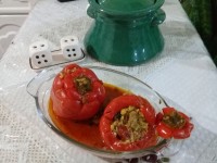 دلمه فلفل دلمه ای
