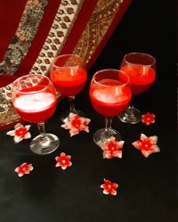 ژله بستنی توت فرنگی