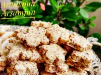 شیرینی کنجدی با دستور مامانم