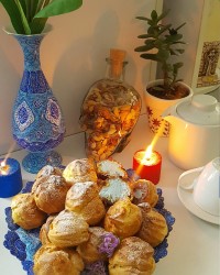 نان خامه ای (به شیوه قنادی)