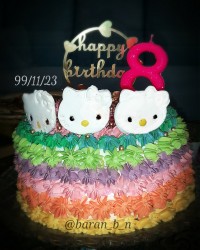 کیک رنگین کمان