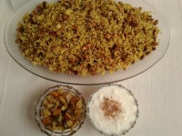 لوبیاپلوباگوشت چرخکرده (ورق بزنید لطفا)