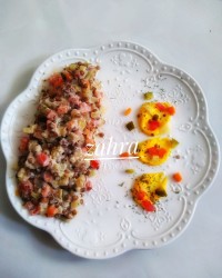 سالاد عدس مخصوص