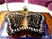 کیک خیس شکلاتی با سس کاکائویی