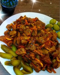 خوراک دل مرغ
