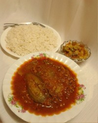 قیمه بادنجان (بخارپز)