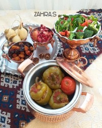 دلمه فلفل دلمه ای سبز