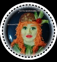 تزیین کوکو و سیب زمینی