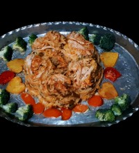 لوبیا پلوی قالبی