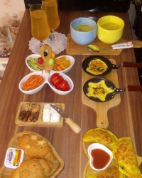 سفره افطاری مدرن سفره افطاری ساده