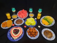 سفره افطاری ساده من