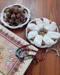 گز اردی خانگی.توپک خرما مغزدار