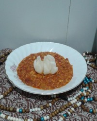 املت ساده با تزیین ساده