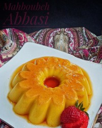 کرم کارامل زعفرانی