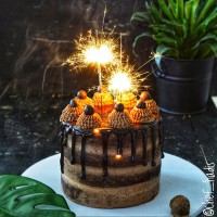 کیک شیفون شکلاتی