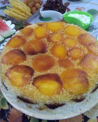 بادمجان پلوی شیرازی