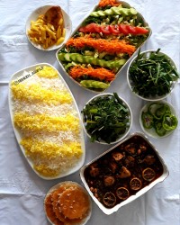 قرمه سبزی با مرغ