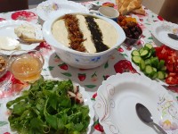 آش رشته سفره اولین روز رمضان۱۴۰۰