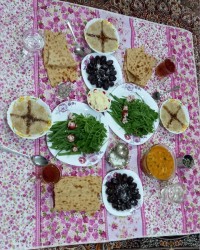 سفره ی افطاری روز دوم ماه رمضان