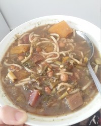 آش ترشی مامان پز افطار دیشب