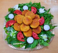 ناگت مرغ با پنیر