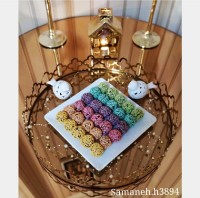توپک خرمایی چهار مغز مغز دار