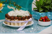 کیک بستنی موزی