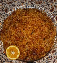 ماکارانی و سالاد فصل خوشمزه