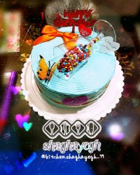 کیک سوپرایز روز تولد رفیقم زهرا ❤?که ۱۱ فروردین ماه بود❤