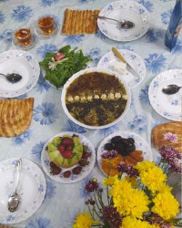 سفره افطار روز پنجم